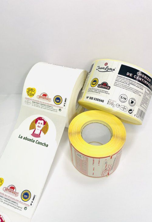 muestrario etiquetas