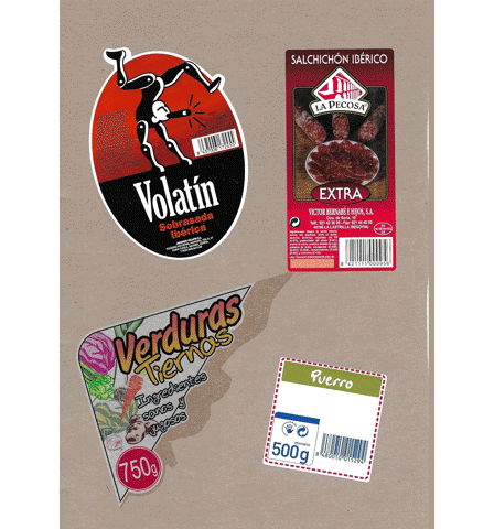 muestrario etiquetas